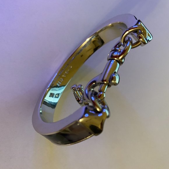 Coach C Charm Silver Tone Bracelet - Picture 2 of 9